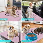 OLANLY Dog Door Mat for Muddy Paws 36x24, Paw Print Design, Absorbs Moisture - Image 7