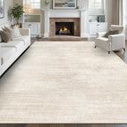 Area Rugs 8x10 for Living Room: Washable Rug Modern Abstract Neutral Soft by pmtsns