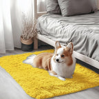 OLANLY 2x3 Machine Washable Small Bedside Rug, Soft Fluffy Shaggy Entryway by OLANLY