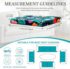 14Pcs Stretch Patio Cushion Covers, Outdoor Couch Covers Replacement, Outdoor - Image 2