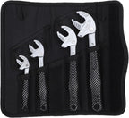 Self Adjusting Wrench, Self Locking Adjustable Wrench Set with Crab Shaped Ratchet Mechanism for Pipe Maintenance Vehicle Repair Home Workshop
