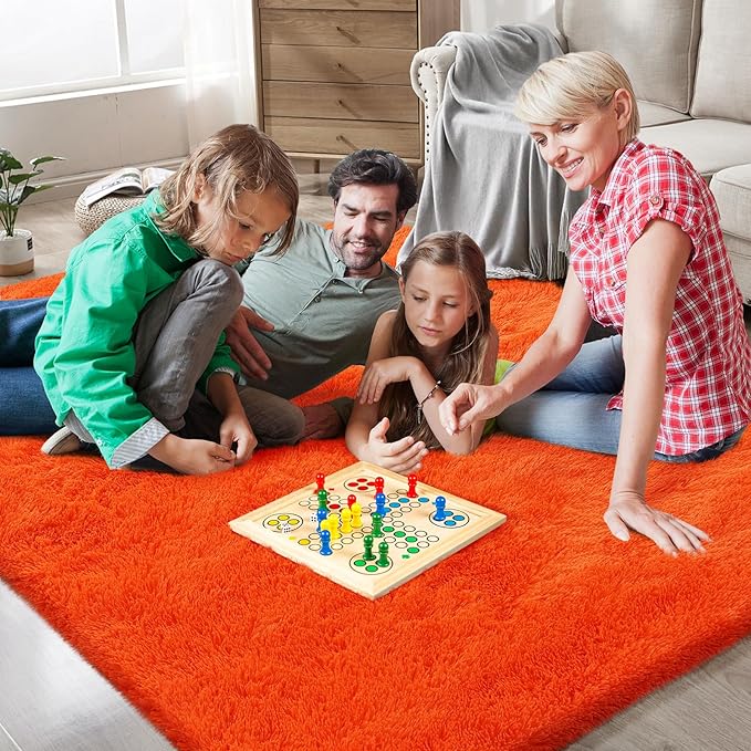 Shag Area Rugs for Bedroom Living Room, Indoor Carpet Nursery Rugs for Kids - Image 2