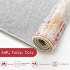KOZYFLY Modern Abstract Hallway Runner Rug, 2x8 Washable Rug Runner Non-Slip - Image 6