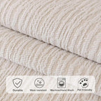Soft Waterproof Chenille Cover Washable, Non Slip Sectional Sofa Covers - Image 4