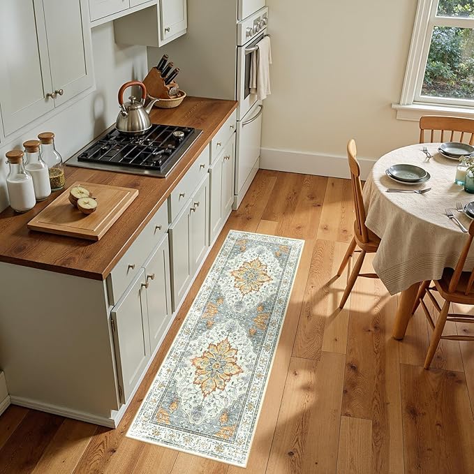 RELEANY Area Rugs 2'x5' Runner Rug Non Slip Washable by RELEANY