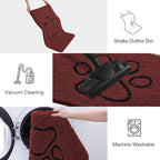 Smiry Dog Door Mat for Muddy Paws, Absorbent Dirt Trapper Non Slip Quick Dry - Image 6