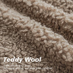 Foindtower Decorative Fuzzy Faux Fur Throw Pillow Covers 18x18 Inch Khaki