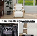 Easy-Going Recliner Chair Slipcover Reversible Sofa Cover Water Resistant Couch - Image 3