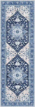 Yamaziot Washable Runner Rug, 2x6 Non-Slip Boho Vintage Hallway Rug Runner - Image 2