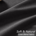 Guken Black 100% Blackout Curtains 96 Inch Length 2 Panels Set - Image 3
