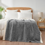 Snuggle Sac Heather Black Throw Blanket - Image 5