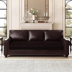 Leather Look Couch Cushion Covers Sofa Seat Slipcovers Sets Couches Furniture - Image 2