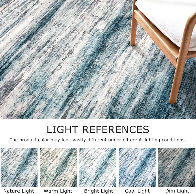 KOZYFLY Runner Rug 3x10 Modern Ombre Runners - Image 4
