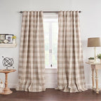 Elrene Home Fashions Farmhouse Living Grainger Buffalo-Check Blackout Window - Image 2