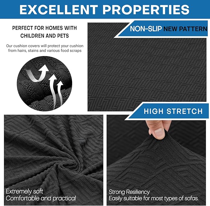 XINEAGE 2026 New 2 Pieces Chair Covers - Image 2
