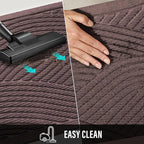 HIYARD Sturdy Front Door Mat, Absorbent Muddy Dirt Resist Welcome Door Mats - Image 6