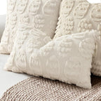 decorUhome Easter Cream White Egg Pillow Covers 12x20 Inch Set of 2, Soft Plush - Image 7