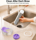 Cold Brew Maker & Infuser Lid Kit for Stanley Quencher H2.0 40oz