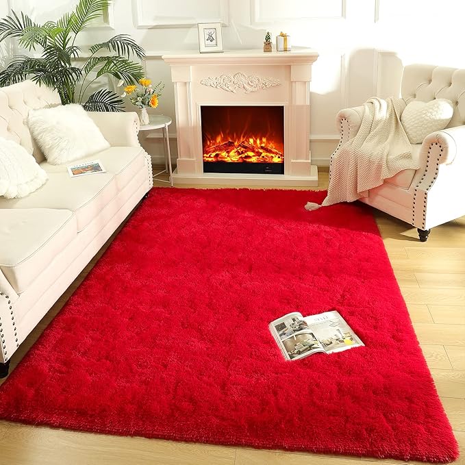 LOCHAS Ultra Soft Indoor Modern Area Rugs Fluffy Living Room Carpets - Image 6
