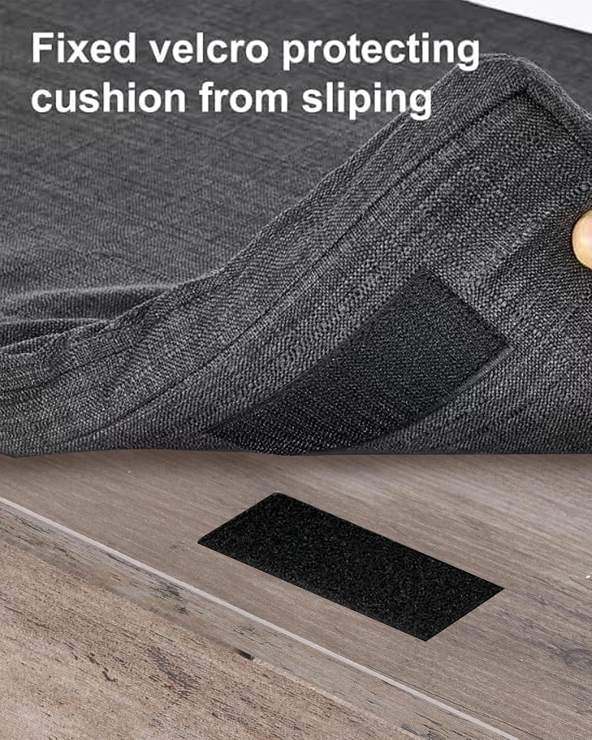 Homleke Shoe Storage Bench, 4 Doors & Thickened Padded Seat Cushion