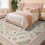 Hazo Haus Cute Rugs for Bedroom Girls by HazoHaus