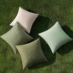 MIULEE Pack of 4 Decorative Throw Pillow Covers Linen Waterproof Pillow Covers - Image 4