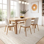 Nakagishi 6X9 Area Rugs Living Room: Washable Large Vintage Rug Neutral - Image 6