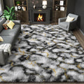 LOCHAS Ultra Soft Indoor Modern Area Rugs Fluffy Living Room Carpets by LOCHAS