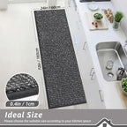 BEQHAUSE Kitchen Runner Rugs 24"x72", Non-Slip Kitchen Mats - Image 2