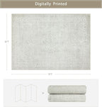 Washable Rugs 5x7 Area Rugs for Living Room, Large Carpets, Ultra Soft Faux - Image 2