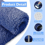 yulidayang Blue Fluffy Round Area Rugs - Image 3