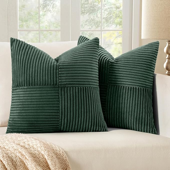 MIULEE Army Green Decorative Throw Pillow Covers 16x16 Inch - Image 7