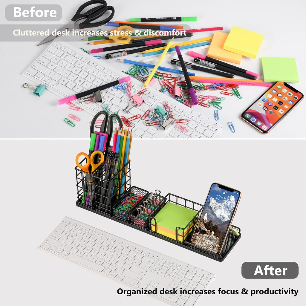 Topwey 7 in 1 Desk Organizer and Accessories