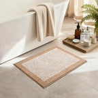 Bathroom Rugs 24x17 Non Slip Washable, Soft Absorbent Quick Dry Mats - Image 3