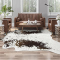 AROGAN White 8×10 Feet Faux Cow Print Rug Large by AROGANAREARUG