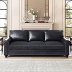 Leather Look Couch Cushion Covers Sofa Seat Slipcovers Sets Couches Furniture - Image 2