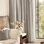 Taupe Linen Curtains 96 inches Long - Image 5
