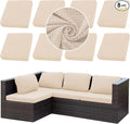 Outdoor Cushion Covers Set, Replacement by SUKAIKEQA