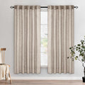 MIULEE Natural Linen Curtains 72 Inch Length 2 Panels by MIULEE