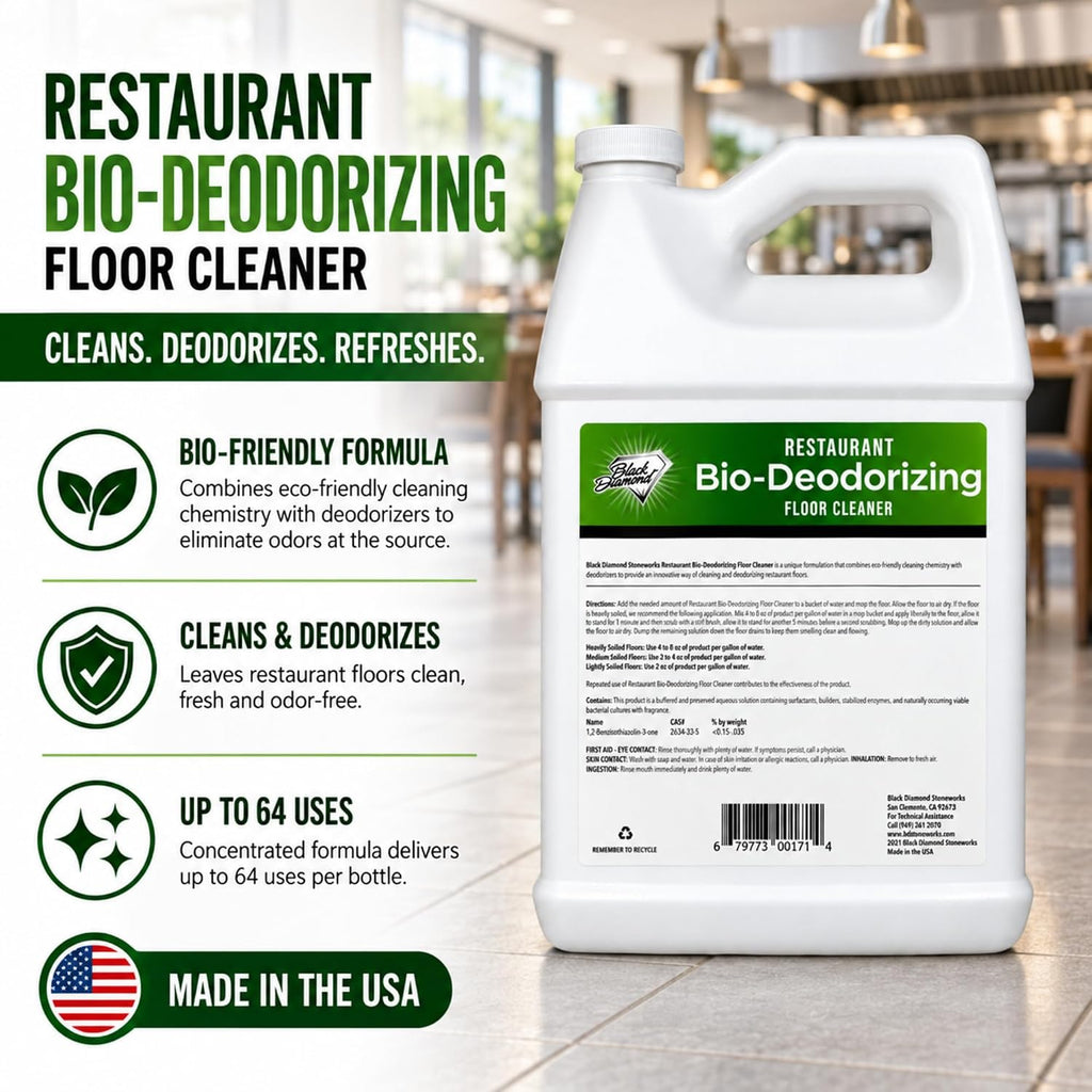 Heavy Duty Enzyme Restaurant Bio-Deodorizing Floor Cleaner - 1 Gallon