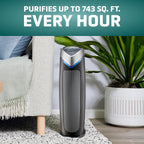 GermGuardian HEPA Air Purifier Tower - 22" - Gray - AC4825E
