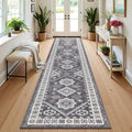 HEBE Washable Kitchen Rugs Runner 2'x 10', Non Slip Hallway Runner Rug by HEBE