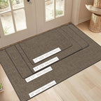 LEKEEPGO Ultra Thin Indoor Door Mat 36"x59", Low-Profile Door Mat Indoor - Image 2