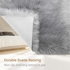 LOCHAS Soft Fluffy Faux Fur Rugs - Image 4