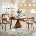 Round Rug 8ft Circle Rug Washable: Carpet Circular Area Rug - Image 3
