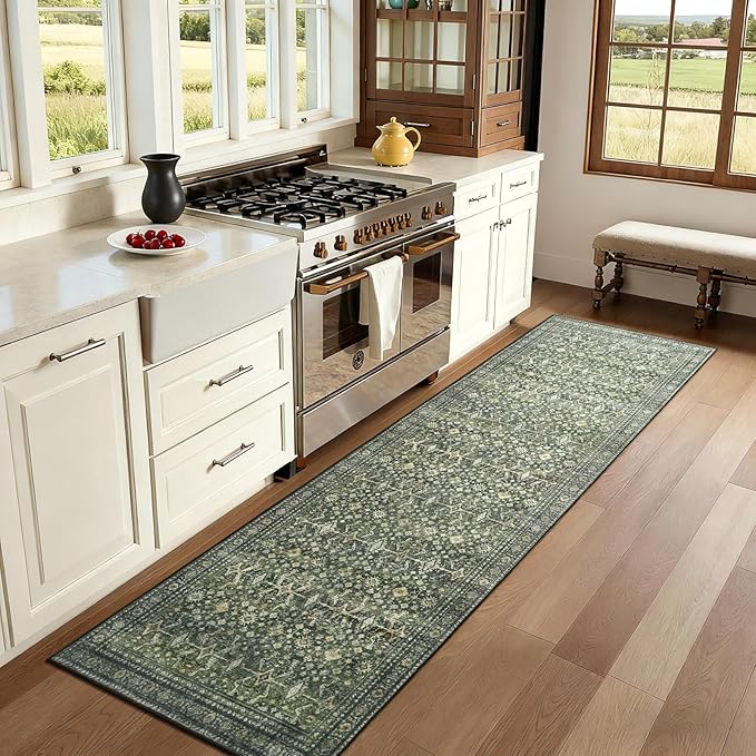 Lofus 2x10 Area Rug for Hallways, Low Pile Soft Carpet Runner for Kitchen - Image 3