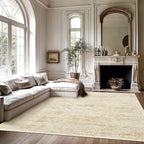 6x9 Area Rug for Living Room Floral Washable Non-Slip Modern Rugs for Bedroom - Image 2