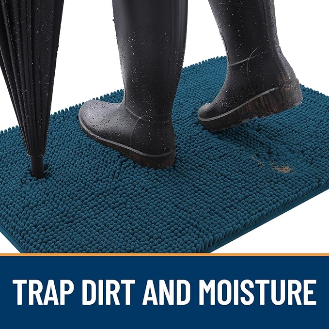 OLANLY Dog Door Mat for Muddy Paws 24x16, Absorbs Moisture and Dirt, Absorbent - Image 2