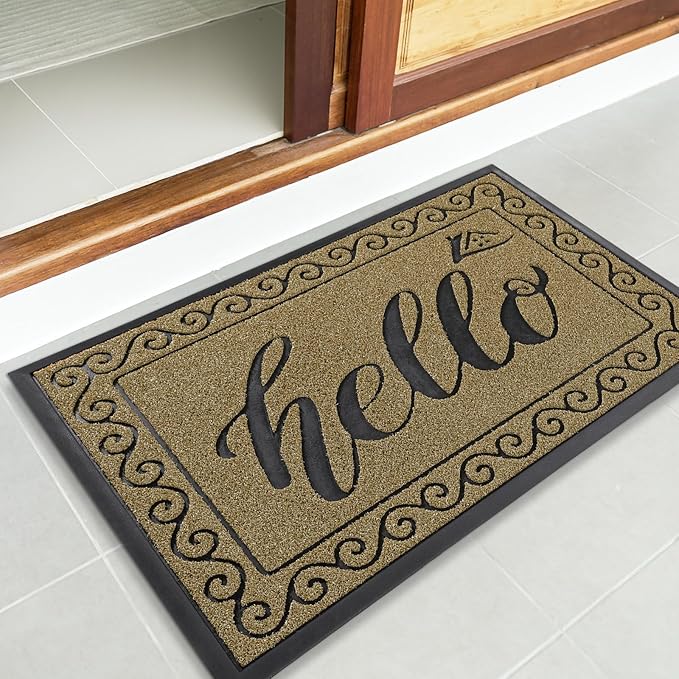 Yimobra Welcome Mats for Front Door 29.5x17, Heavy Duty Waterproof Outdoor Door - Image 7