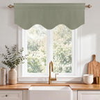 NICETOWN Curtain Valances Privacy Protection Blackout Window Valance
